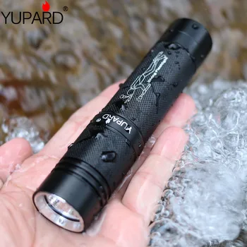 

YUPARD Diving diver lantern XM-L2 T6 LED Waterproof underwater White yellow Light Flashlight Torch lamp+18650 battery+charger