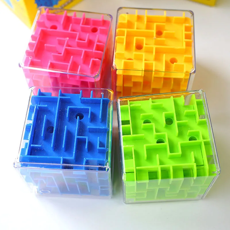 

3D Maze Puzzle Cube Magic Cubes Rubike Speed Games Labyrinth Rolling Balls Magico Cubo Toys for Kids Adults
