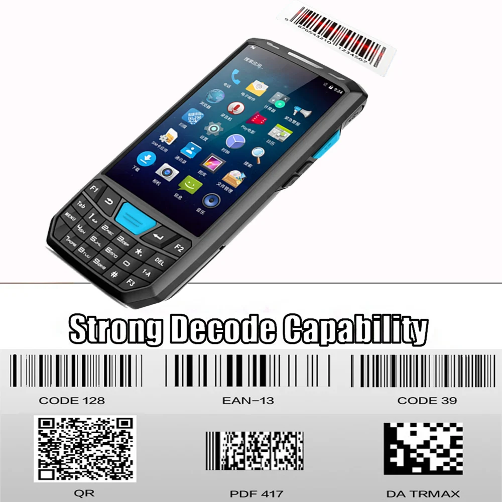  ENGONUS PDA wifi handheld smartphone rfid nfc reader for file tracking handheld terminal android7.0