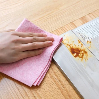 

Multi-Function Kitchen Cleaning Cloth Micro Fiber Rag Wiping Scouring Pad Dishcloth Bathroom Washing Cloth 30*30cm/30*100cm