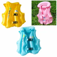 Для мальчиков и девочек, регулируемый детский купальный костюм для малышей, надувной матрас, спасательный жилет для плавания