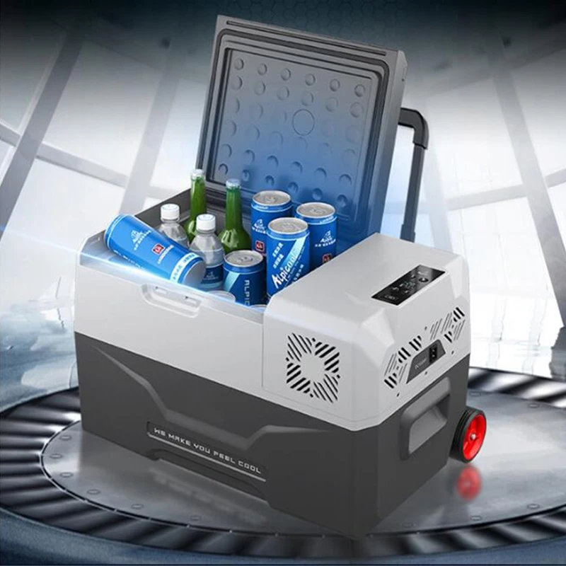  30L Refrigerator Auto-Refrigerator 12V Portable Mini Fridge Compressor Car Refrigerator Car Fridge 