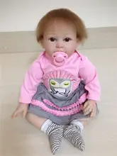 Retail Good Price 55cm 22inch Silicone Baby Doll With Cute Hat Supernatural Babies Toy Acompany Toys Limited Edition Reborn Doll