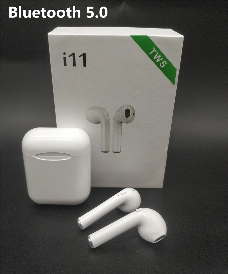 Беспроводные наушники Bluetooth 5 0 i11 TWS мини с микрофоном для iPhone Xs 7 8 samsung S6 S8 Xiaomi huawei |