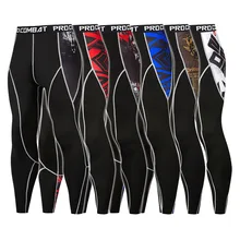 Лидер продаж, компрессионные штаны для бега, мужские леггинсы, спортивная одежда для фитнеса, длинные брюки, тренировочные штаны, обтягивающие леггинсы, Hombre