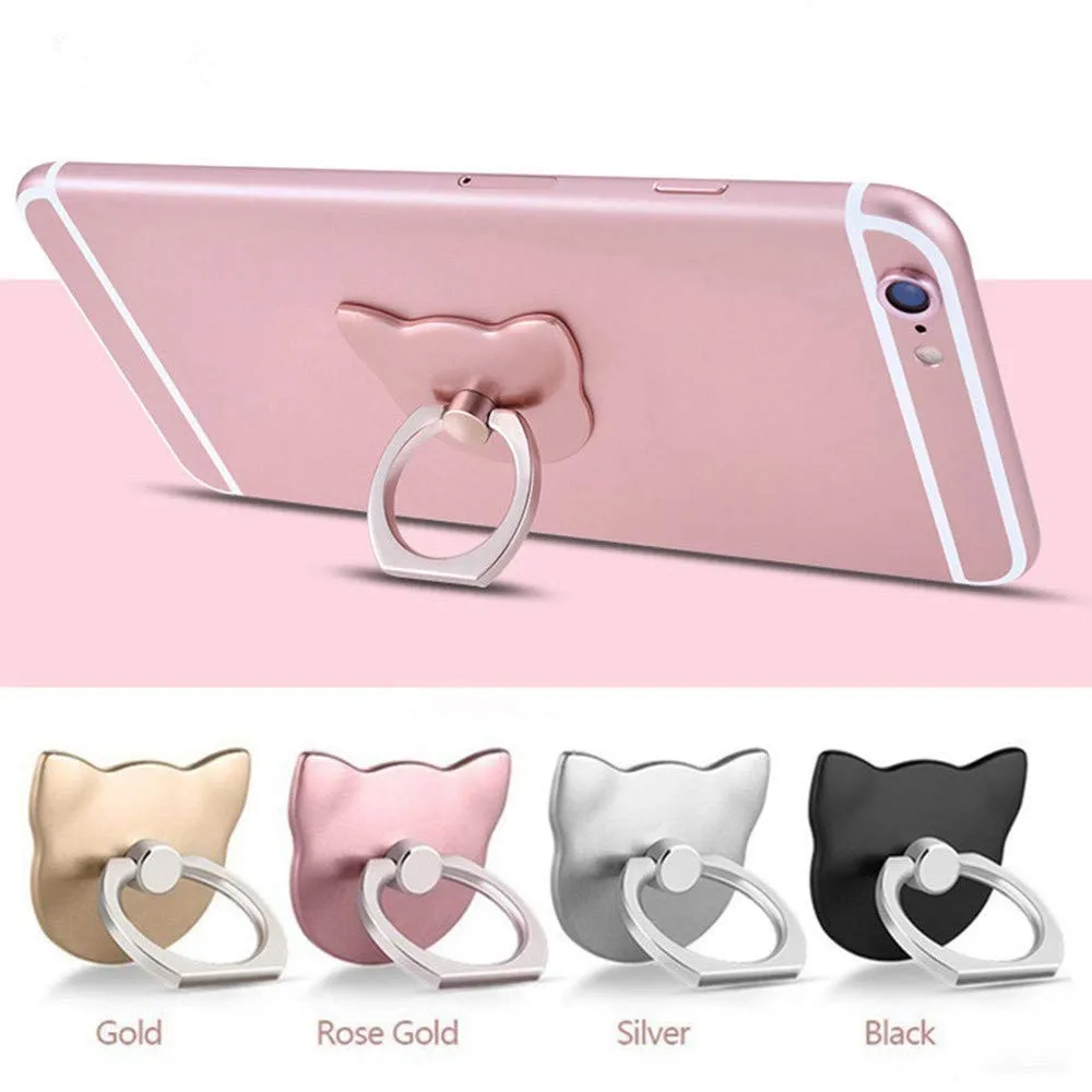 Кольцо для сотового телефона Fanshu Cat подставки универсальные держатели iPhoneX 8 7 Plus 6