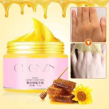 

2019 Honey Peel Off Hand Wax Mask Gel Exfoliating Hydrating Whitening Hand Wax