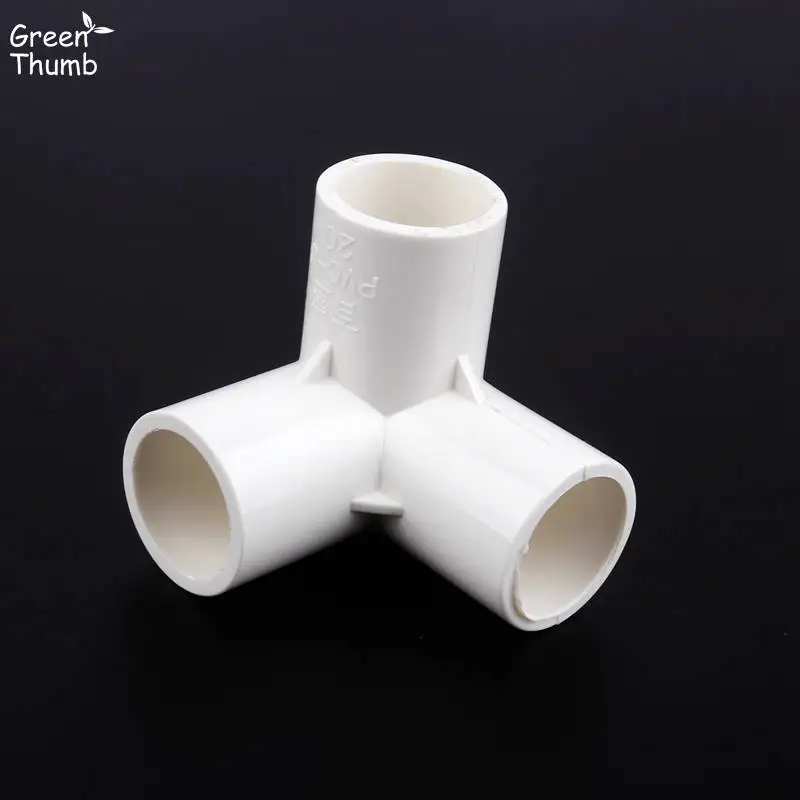 

15pcs Inner Diameter 20mm PVC Joints High Quality Elbow Tee Connector White Garden 3-Way PVC Fittings