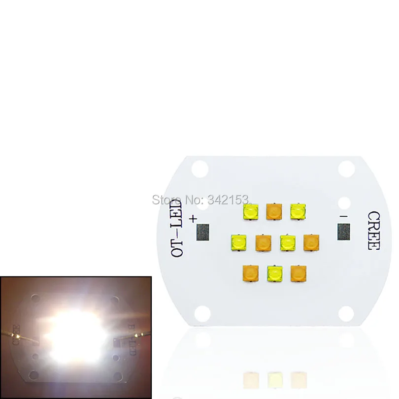 50 Вт Cree XT-E XTE светодиодный 5 шт. яркий белый 6000 К 5 шт. теплый белый 3000 К многочиповый 50 Вт Светодиодный светильник-излучатель высокая мощность светодиодный светильник