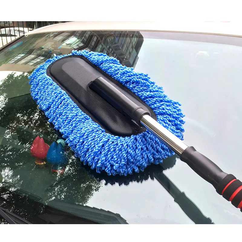 Buy Car Wax Brush Car clean tools Wash Mop Nano Fiber