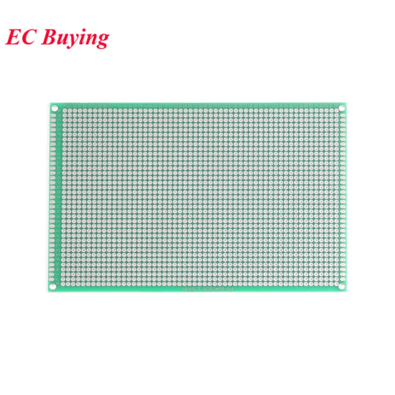 2 шт 10x15 см двухсторонний прототип; Универсальный печатной платы 2,54 мм Шаг печатной платы отверстие пластины 10*15 см 100*150 мм