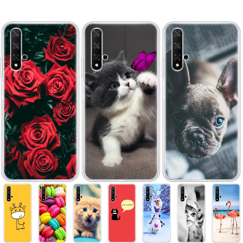 Case On Honor 20 Case Silicon Back Cover Phone Case For Huawei Honor 20 Pro Lite Honor20 YAL-L21 YAL-L41 Luxury Cartoon