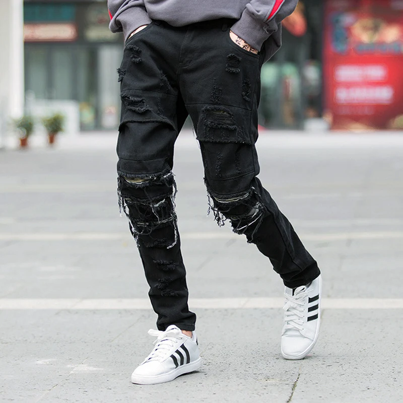 Aliexpress.com : Buy Autumn Cotton Jeans Pants Men Leg