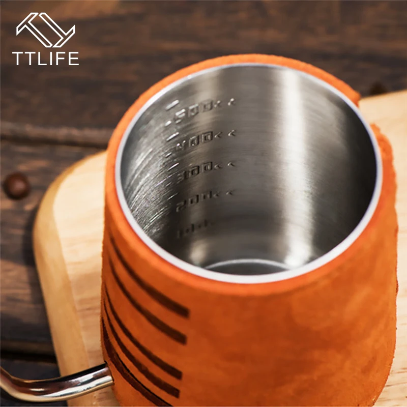 TTLIFE, нержавеющая сталь, без рук, анти-горячий кофейник, капельный чайник, 0.3л/0.5л, кофеварка с гусиным носиком, кофе, чайник