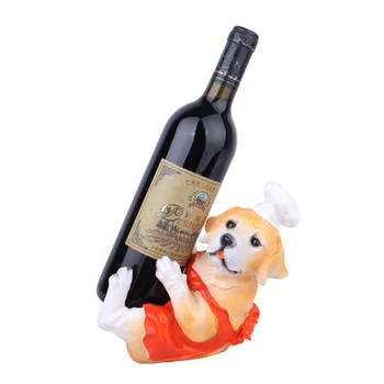 

Creative Dog Shape Model Red Wine Storage Holder Racks Wine Holders Racks Organizer Home Decor