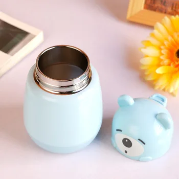 Kawaii Multi-color Bear Thermos  2