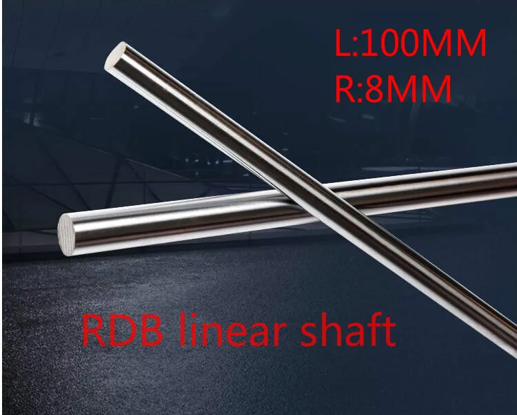 

3D printer rod shaft WCS8mm linear shaft L100mm chrome plated linear motion guide rail round rod 8mm 100mm