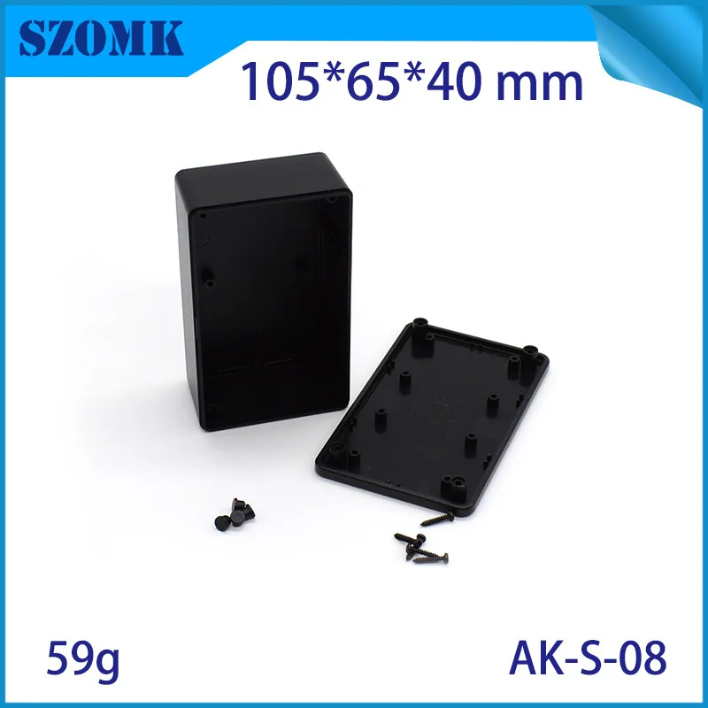 plastic enclosure for electronics control box szomk diy enclosure junction box plastic housing small abs instrument enclosure distribution box black plastic box enclosure electronics case   (4).jpg