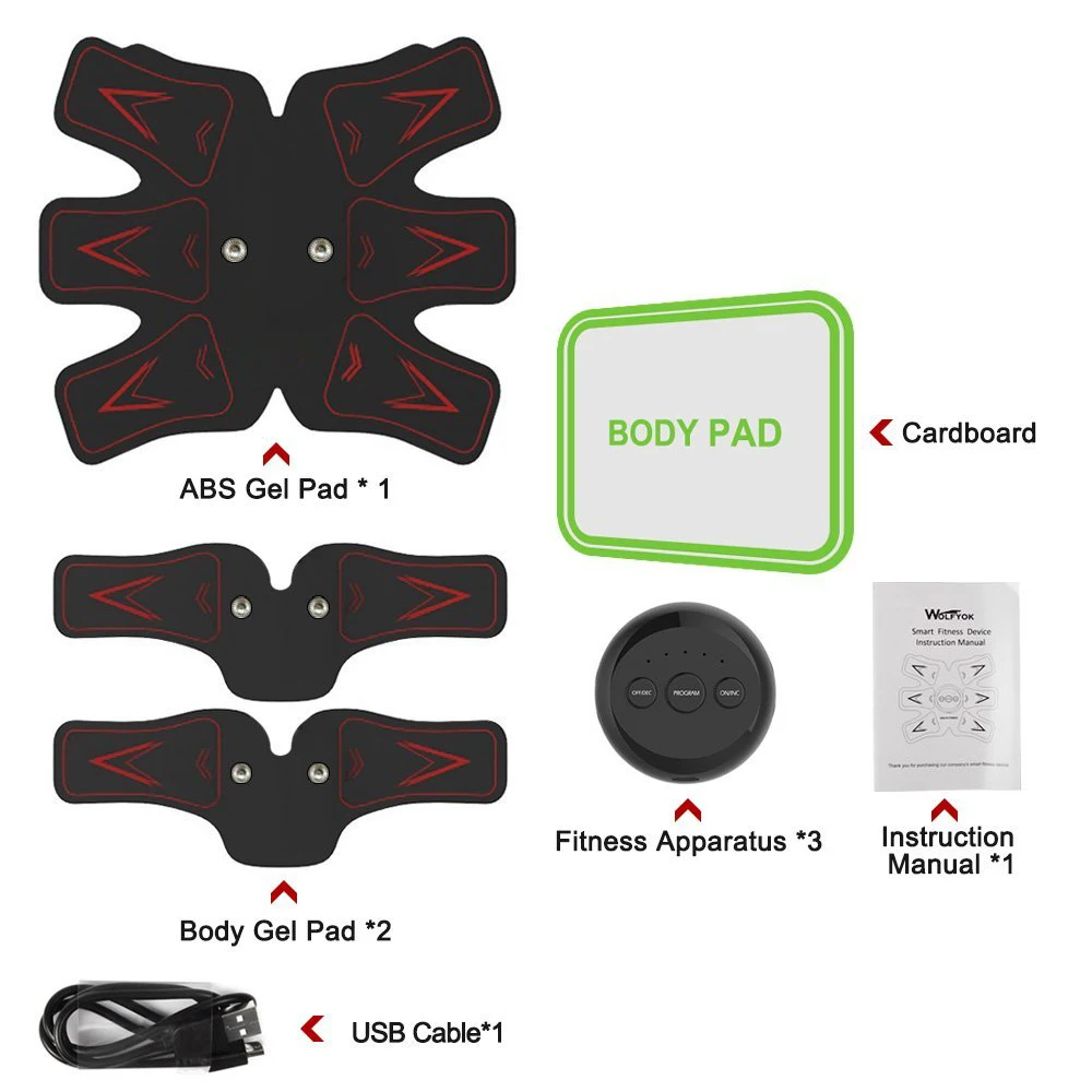 Полный набор аккумуляторная мышц живота, тонер Abs Тонирование пояса Пресса/Arm/мышцы ног Фитнес тренер Шестерни для Для женщин /Для мужчин