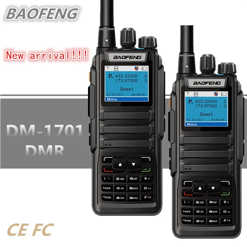 New Arrival Baofeng DM 1701 DMR Digital Walkie Talkie UHF VHF Mobile