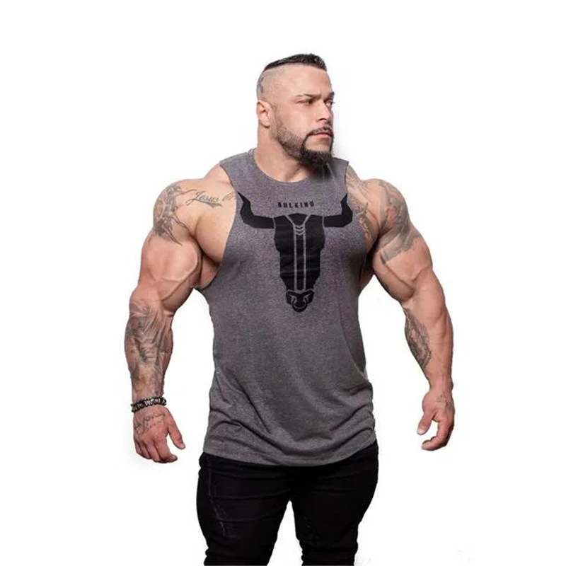 

Summer New 2019 Brand Bodybuilding Stringer Tank Tops Men Fitness Singlets Gyms Clothing Mens Sleeveless Shirt Vest