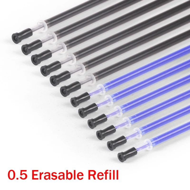 

50/100Pcs Bullet friction easily rub neutral pen student erasable refills refills manufacturers wholesale school supplies BX04