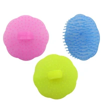 2 шт. пластиковая щетка для мытья волос Расческа прозрачная щетка для мытья домашних животных салонная щетка для чистки волос Расческа для головы по низкой цене