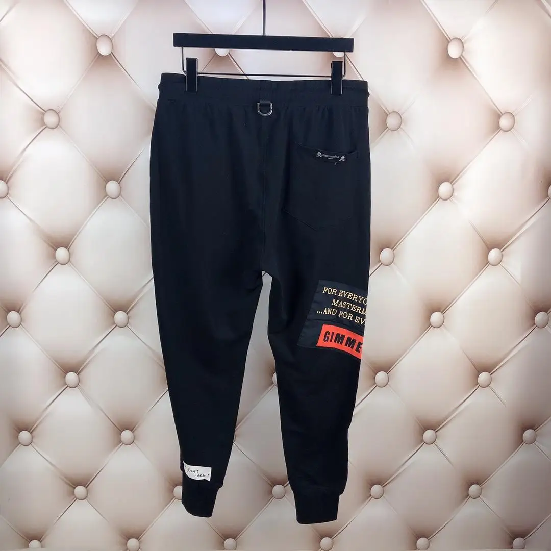 

2019SS 4XL Mastermind MMJ Sweatpants Men Women Letter Printing Harajuku Hip Hop Joggers Pants Sport Mastermind MMJ Sweat Pants