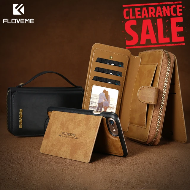 Special Price FLOVEME Wallet Case For iPhone 7 8 Plus Card Slot Retro PU Leather Case For iPhone X 6 6s Plus Mobile Phone Bags Accessories Special Price FLOVEME Wallet Case For iPhone 7 8 Plus Card Slot Retro PU Leather Case For iPhone X 6 6s Plus Mobile Phone Bags Accessories