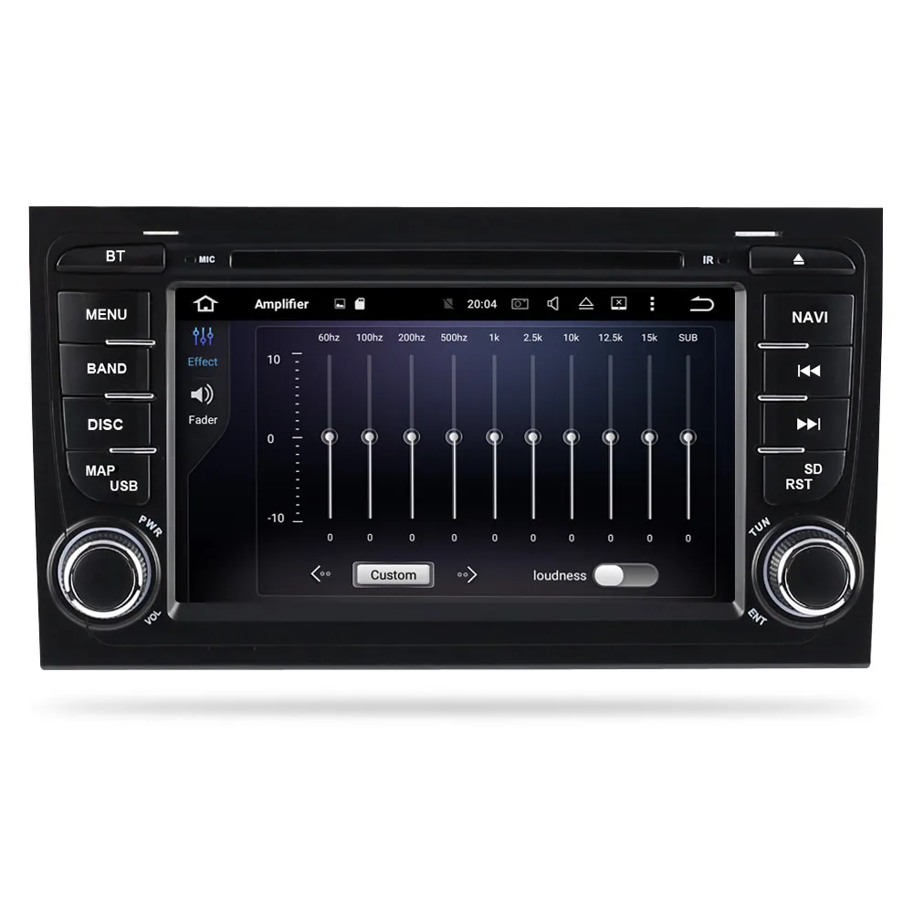 Clearance Android 9.0 car Radio DVD Multimedia player for Audi A4 S4 2002-2008 Auto Audio Bluetooth GPS stereo Video Navigation 2