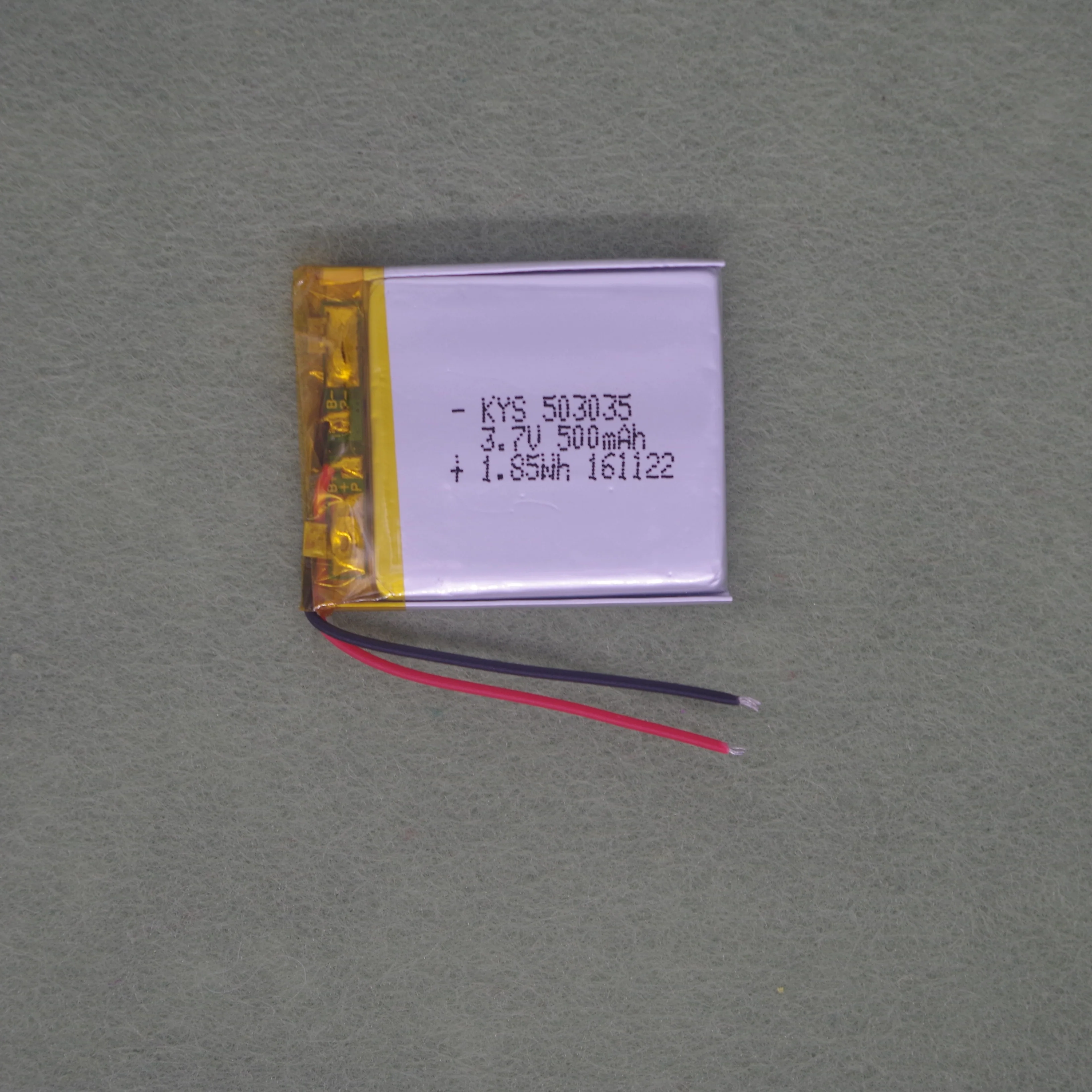 Good quality 503035 500mah 3.7V lithium polymer ion lipo Rechargeable