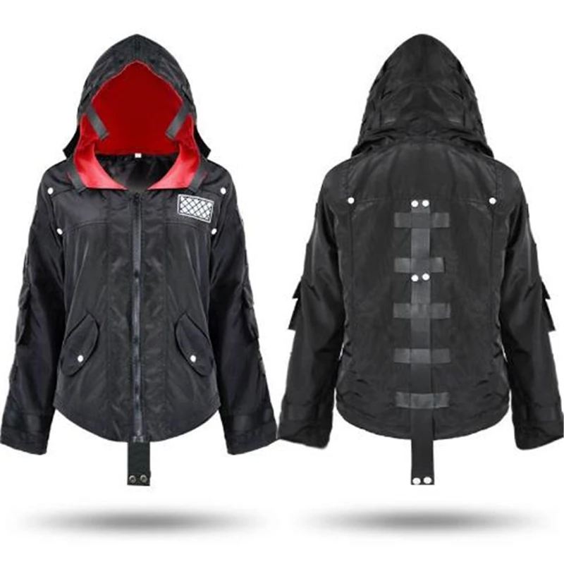  Halloween PUBG Jedi Survival Big Escape Cosplay Eat Chicken Jacket Jacket White Black Anime Game As