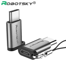 Usb type-C адаптер type-C штекер Micro USB Женский конвертер USB C OTG кабель для samsung Xiaomi huawei Macbook