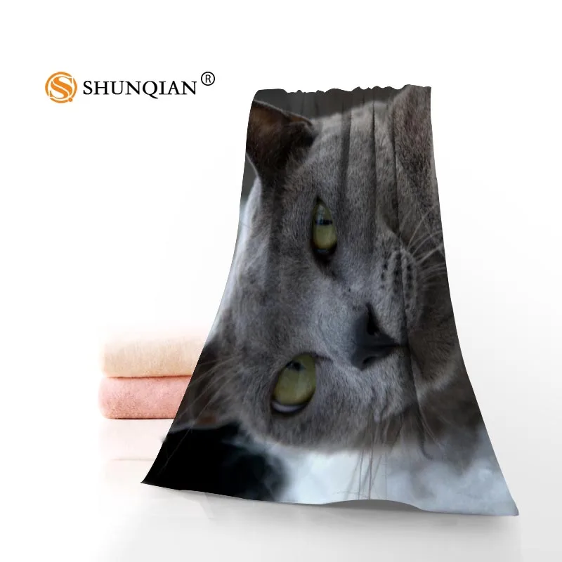 Cat Blue Eyes Towels Microfiber Bath Towels Travel,Beach,Face Towel