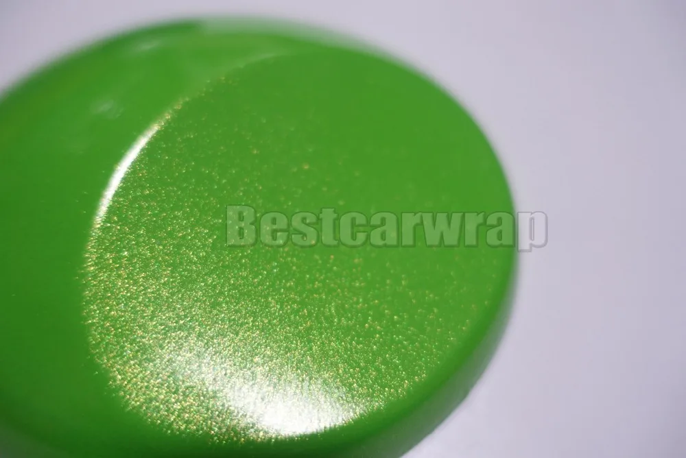 Glossy metallic green car wrap film covering sticker (6)