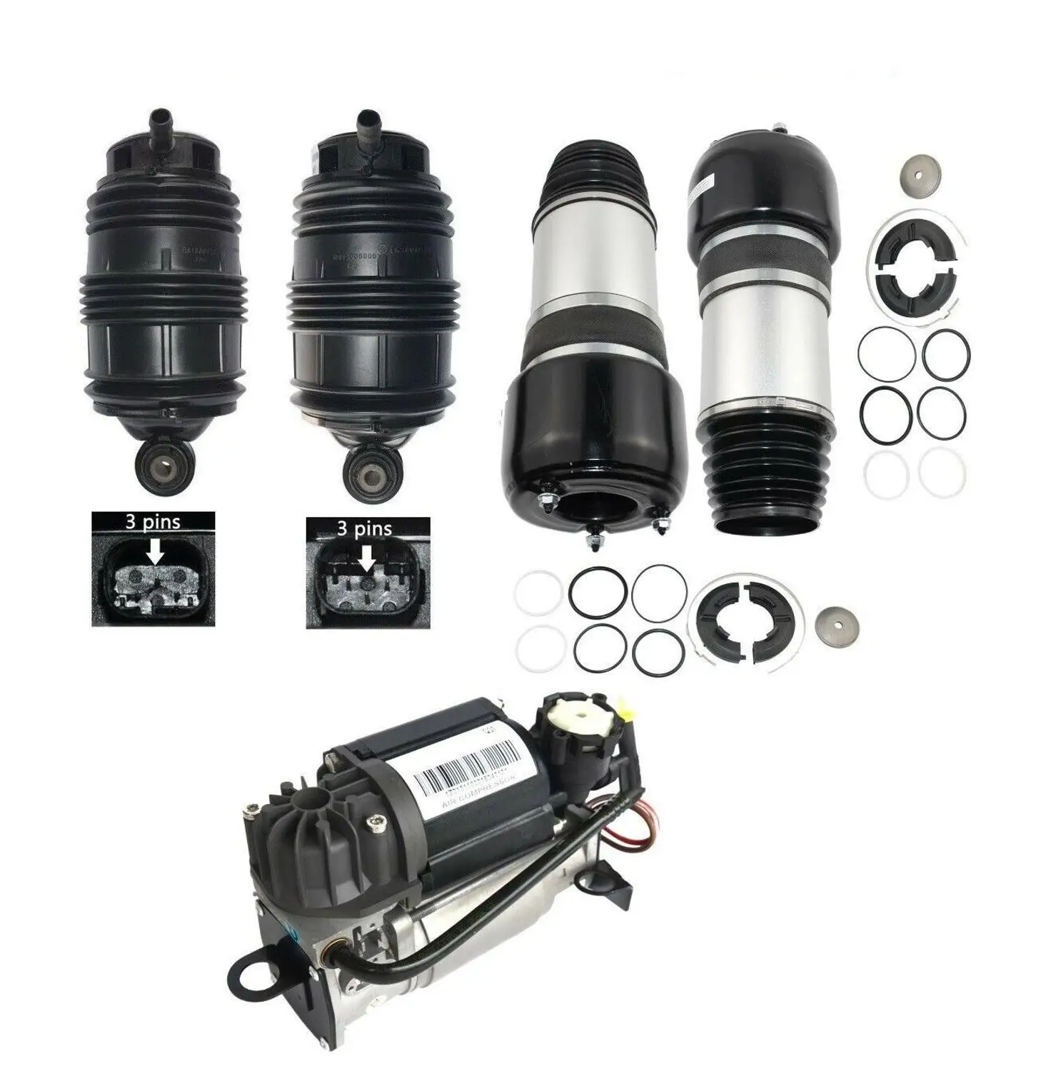 

Пневматический пружинный компрессор AP02 для Mercedes W211 E-Class 2113200725 2113200825/ 2113205513 2113200104, 5 шт.