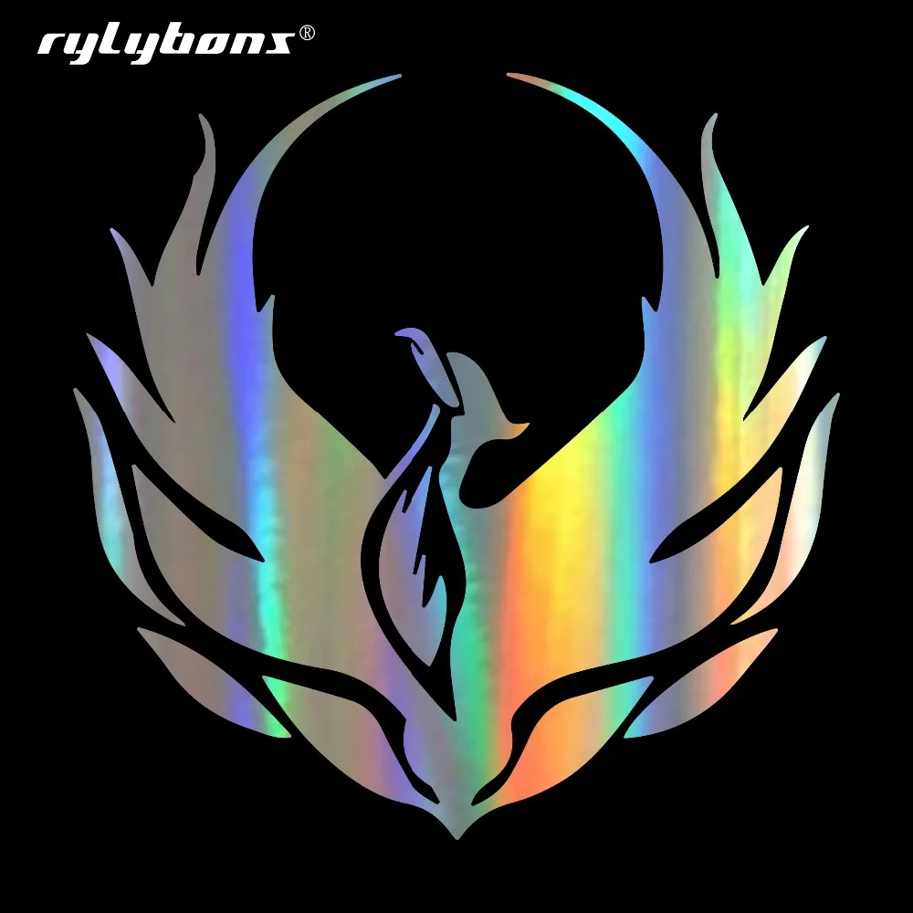

Rylybons 15x15cm Phoenix Cartoon Animal Vinyl Car Sticker Motorcycle Decal Fine Decals Bumper for Auto Products Car Accessories