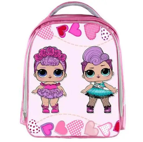

Kid Backpack LOL School Bag for Kindegarten Girls Cute Small Glam Glitter LOL Pets Dolls Schoolbag Book Bags mochila