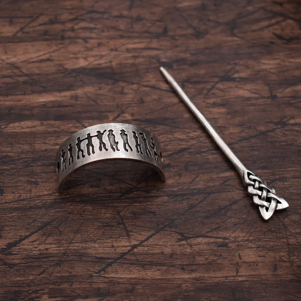 

Tribal Dance Scandinavian Petroglyph Women hair sticks Hairpin Jewelry 1pcs