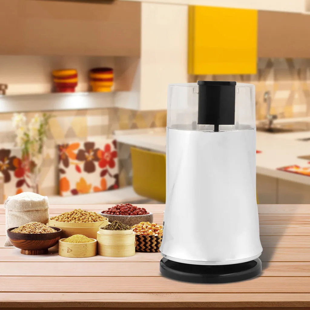 

Electric Coffee Grinder with Removal Coffee Powder Bowl 150W stainless steel pepper mill High quality 2019 New Arrivals
