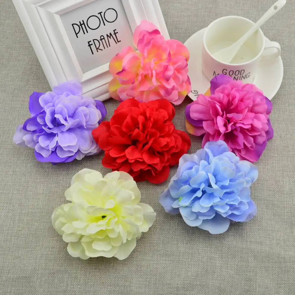 

cheap 10CM Artificial Flowers for home Party Wedding car decoration Wedding scene layout DIY wreath Accessories Silk roses