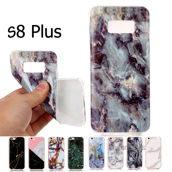 Sm-g955 SM-G955F чехол с мраморным эффектом Мягкий силиконовый для Samsung Galaxy S8 Plus TPU Capa Funda |