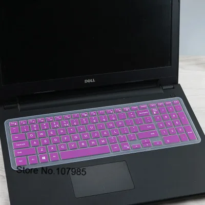 Силиконовая клавиатура кожного покрова для Dell G3 15/17 G5 15 G7 15 серии 15," G3 G3579 G5 G5587 17,3" Dell G3 17 G3779 игровой ноутбук - Цвет: Purple