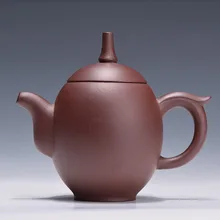 300 мл Аутентичные Исин фиолетовый глина золотое яйцо Чай горшок Известный китайский кунг-фу Zisha Чай горшок pu'er Чай Чёрный чай подарок