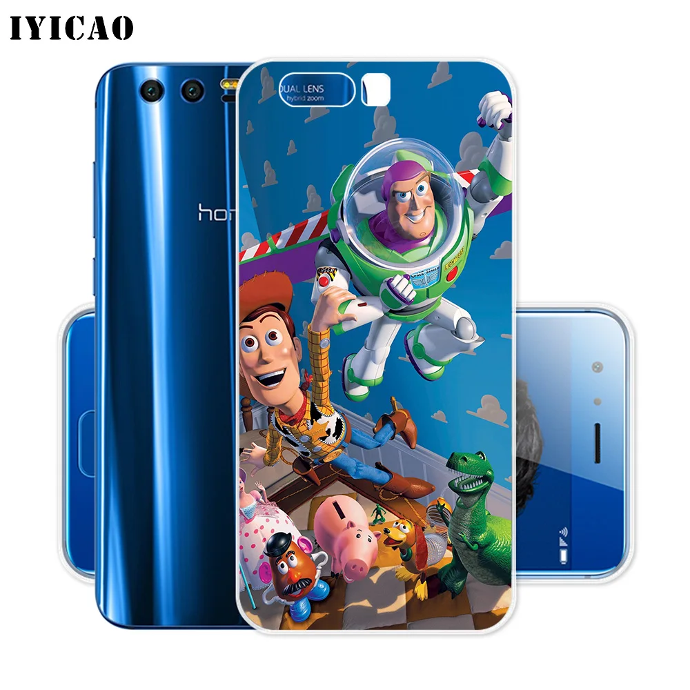 Мягкий силиконовый чехол IYICAO Toy Story для Huawei Y9 Y7 Y6 Prime 2018 Honor 8C 8X8 9 10 Lite 7X 7C 6A 7A