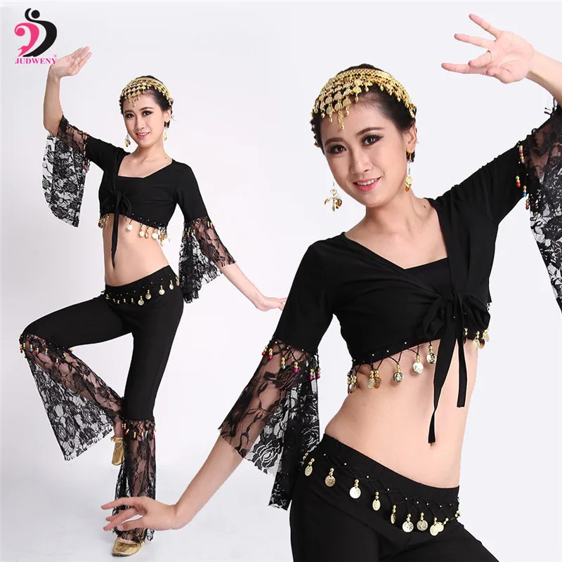 

Belly Dance Costumes Set Indian Dance Costumes Bollywood Sexy Costume Lady Belly Dancing Dance Wear Practice Performance Pants