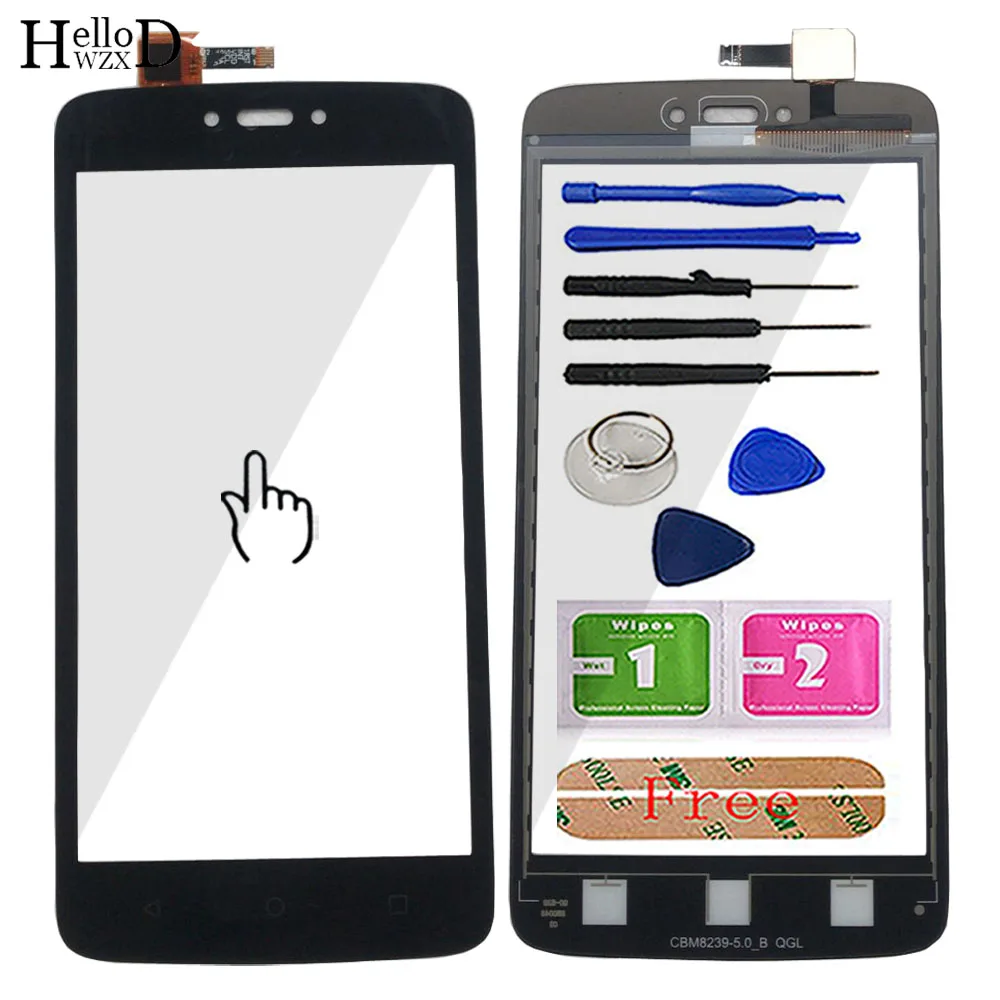 Панель сенсорная для Motorola Moto C XT1750 XT1755 XT1754 сенсорный экран 5 0 дюйма дигитайзер