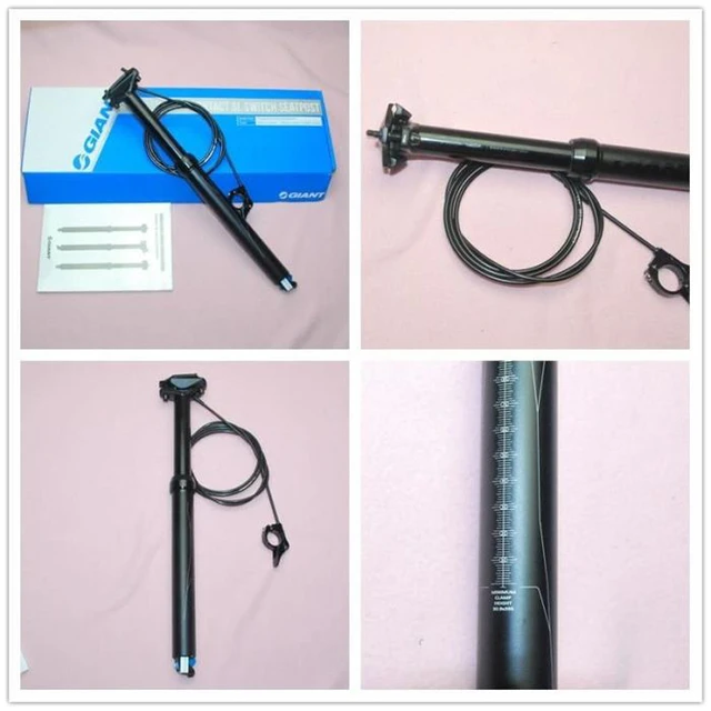 Best price at $153 Cheap GIANT Bicycle Seat Post CONTACT SWITCH REMOTE SEAT POST 30.9x400 travel100mm/ 30.9x395 travel125mm