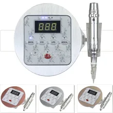 1 компл. цифровой электрический постоянный Макияж машина брови губы МТС Макияж Наборы с 10 шт. micro иглы татуировки комплект