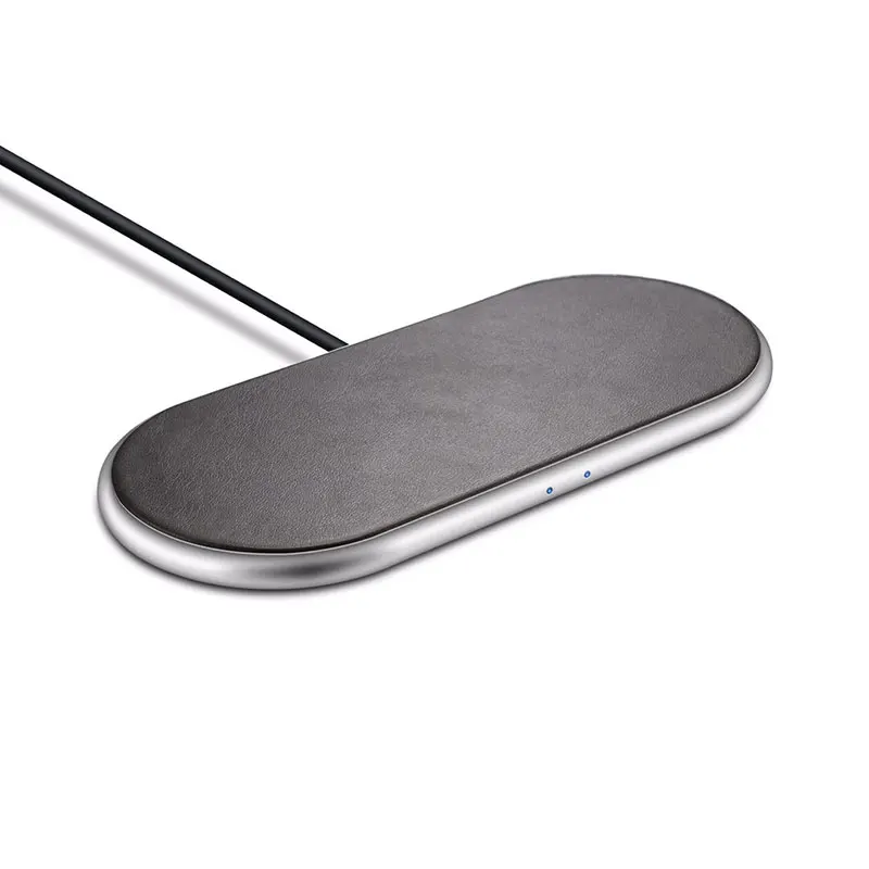 Ascromy Dual Wireless Charger 2 in 1 Qi Induction Charging Pad for iPhone X 8 Plus Samsung Galaxy S9 S8 Note 8 Stand Accessories (6)